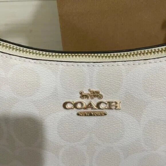 Coach Teri Shoulder Bag In Signature Canvas - Picture 8 of 11